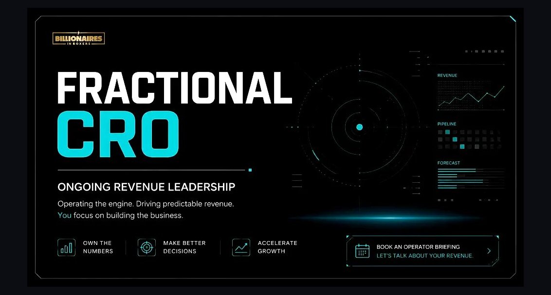 What is a fractional CRO in 2027?