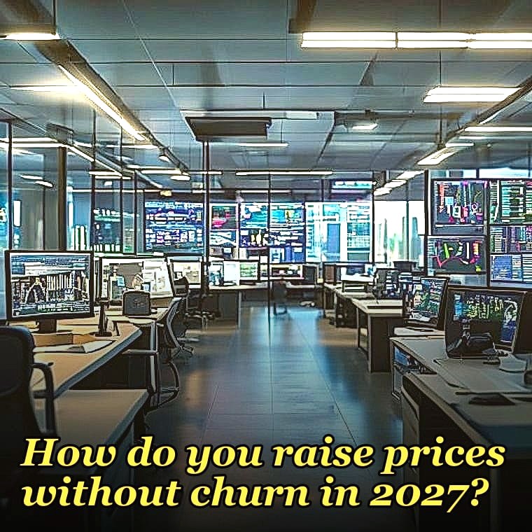 How do you raise prices without churn in 2027?
