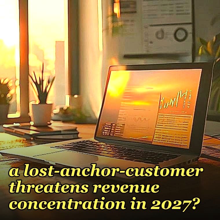 How do you respond when a lost-anchor-customer threatens revenue concentration in 2027?