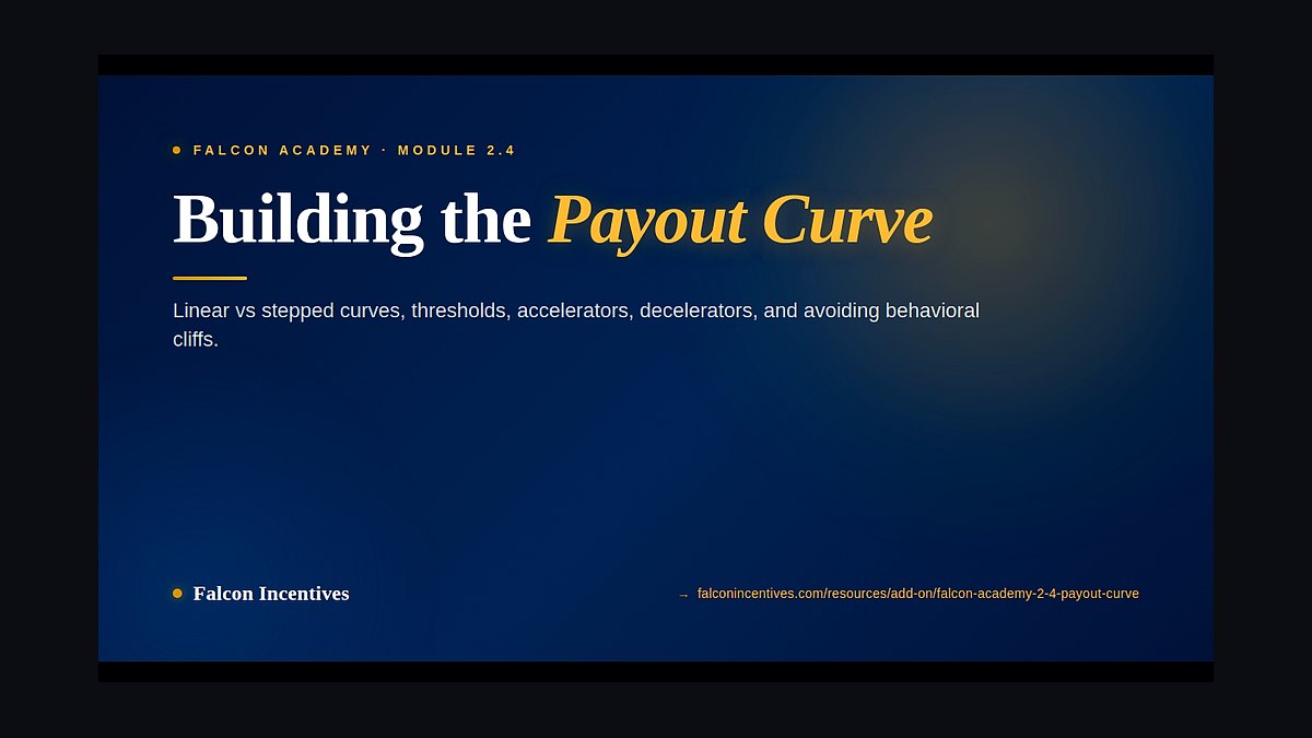 How do you design a quota-payout curve for sales comp in 2027?