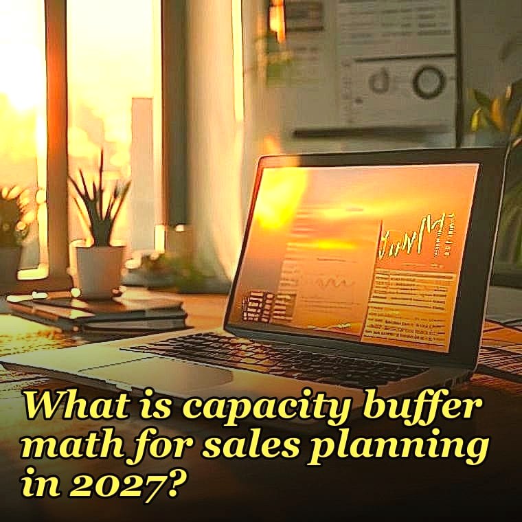 What is capacity buffer math for sales planning in 2027?