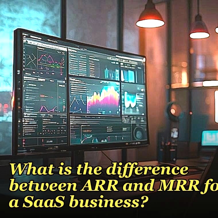 What is the difference between ARR and MRR for a SaaS business?