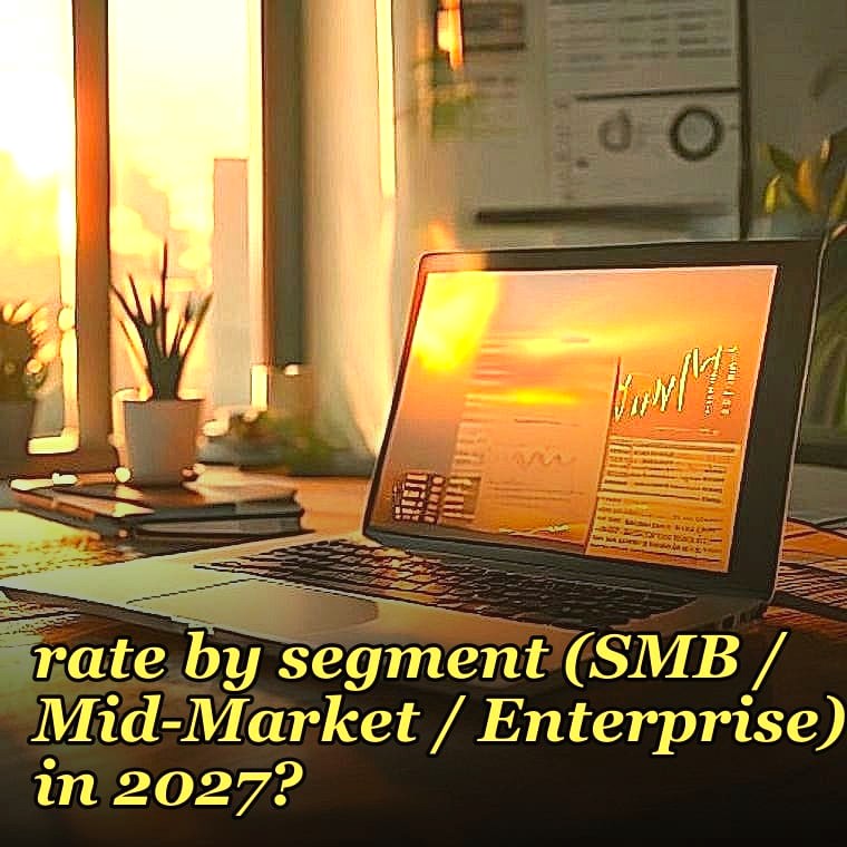 What is a healthy win rate by segment (SMB / Mid-Market / Enterprise) in 2027?