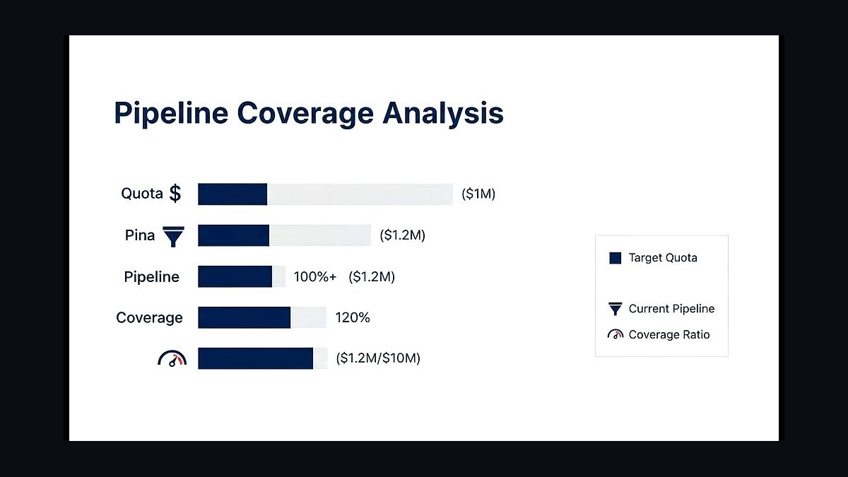 What is pipeline coverage ratio and what is a healthy number in 2027?