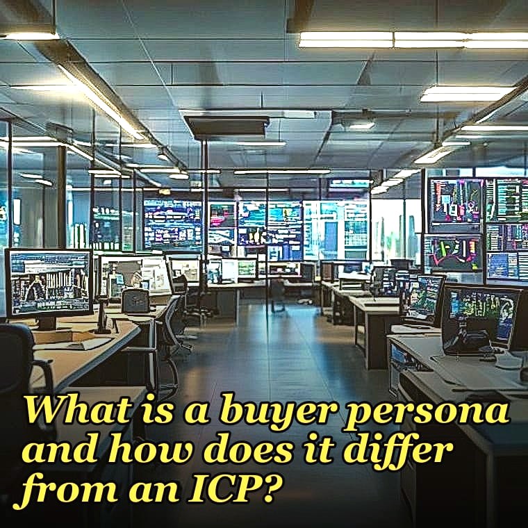What is a buyer persona and how does it differ from an ICP?