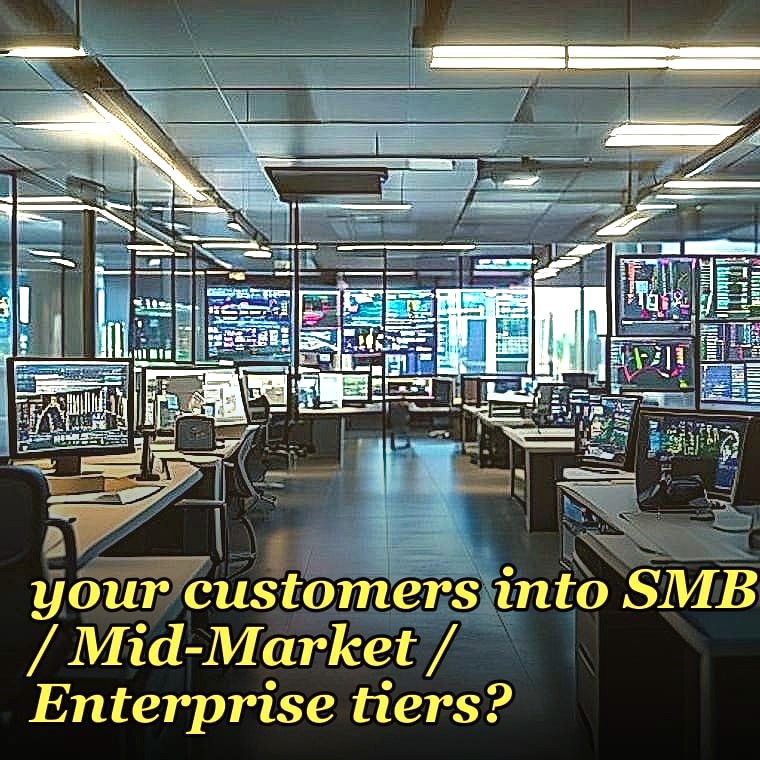 How should you segment your customers into SMB / Mid-Market / Enterprise tiers?