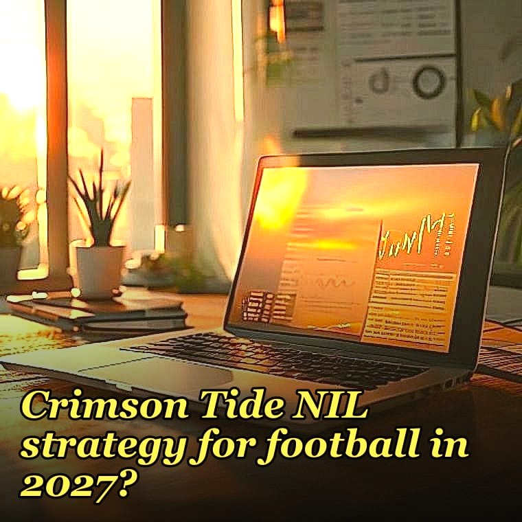 What is the Alabama Crimson Tide NIL strategy for football in 2027?