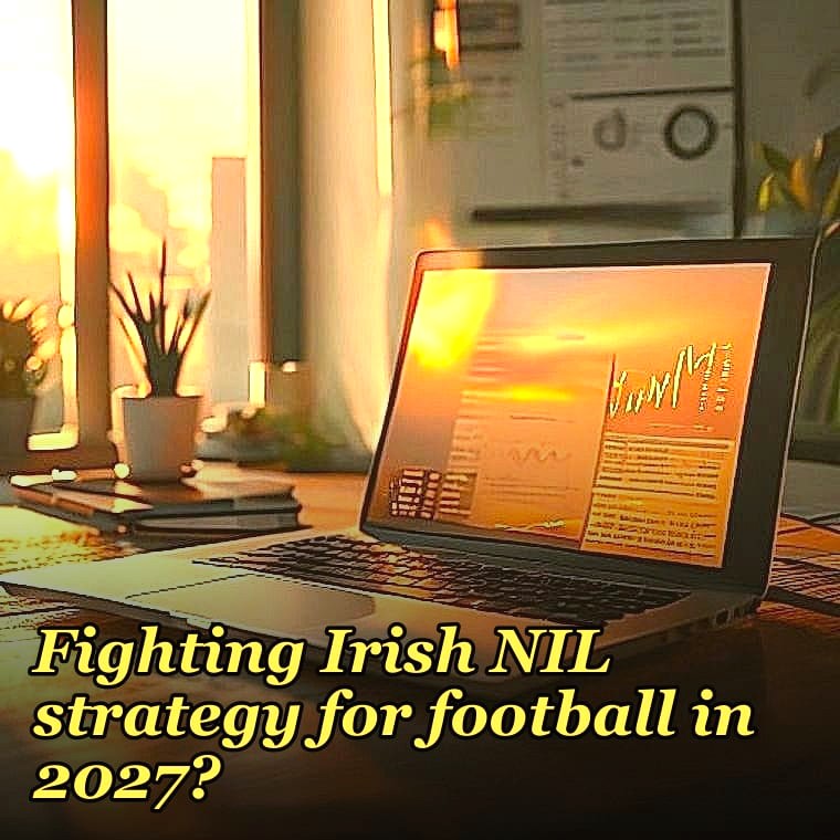 What is the Notre Dame Fighting Irish NIL strategy for football in 2027?