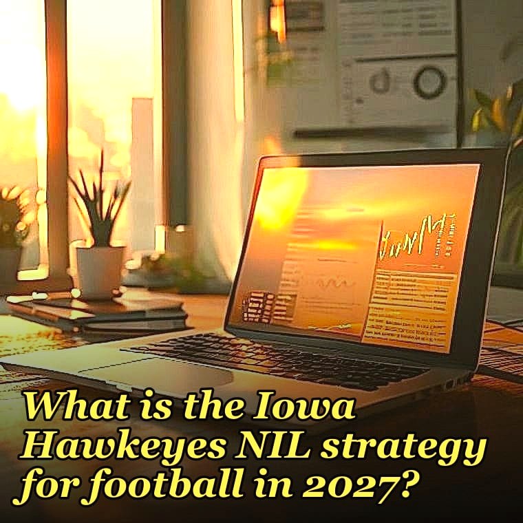 What is the Iowa Hawkeyes NIL strategy for football in 2027?