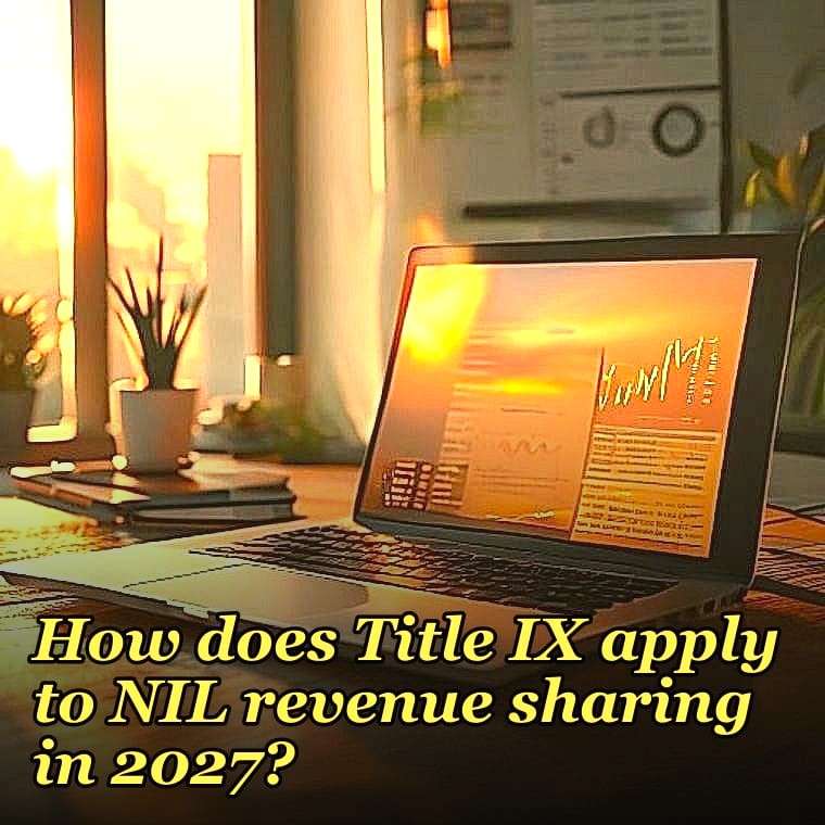 How does Title IX apply to NIL revenue sharing in 2027?