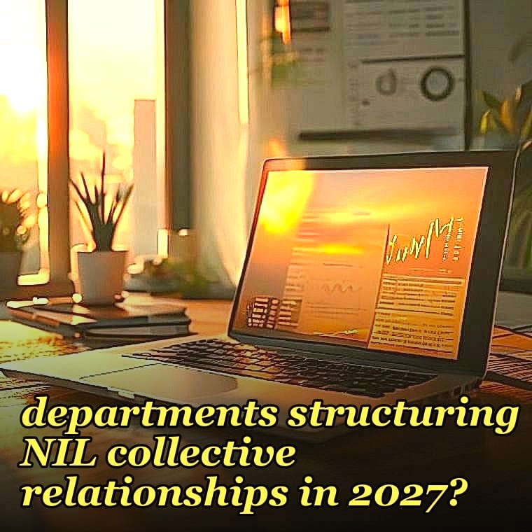 How are athletic departments structuring NIL collective relationships in 2027?
