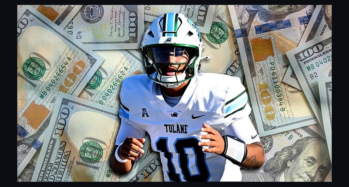 What is the typical college quarterback NIL package at a top program in 2027?