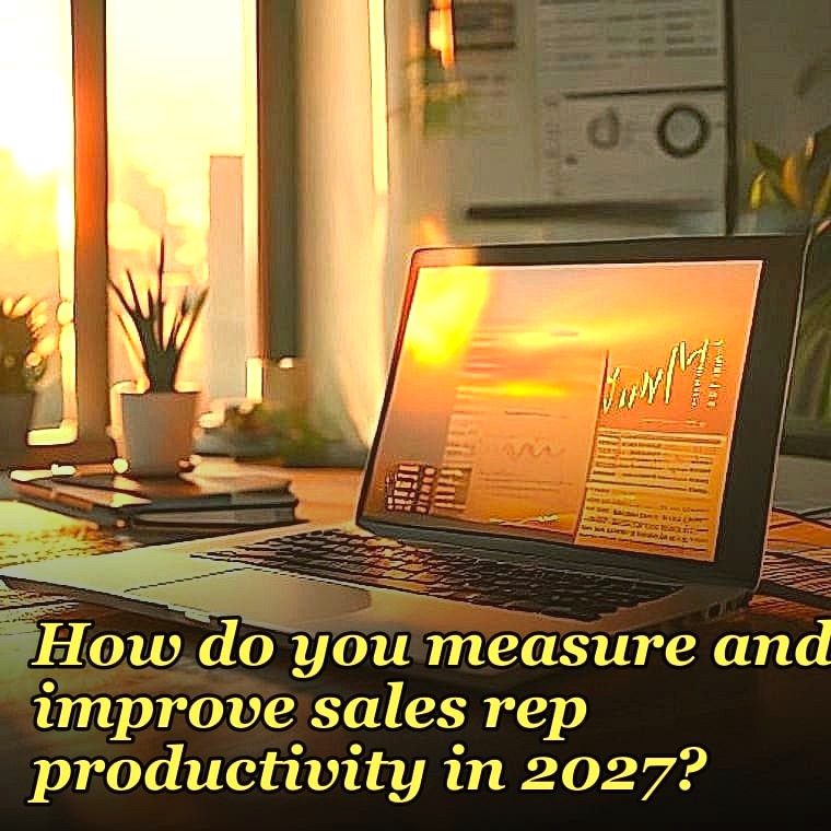 How do you measure and improve sales rep productivity in 2027?