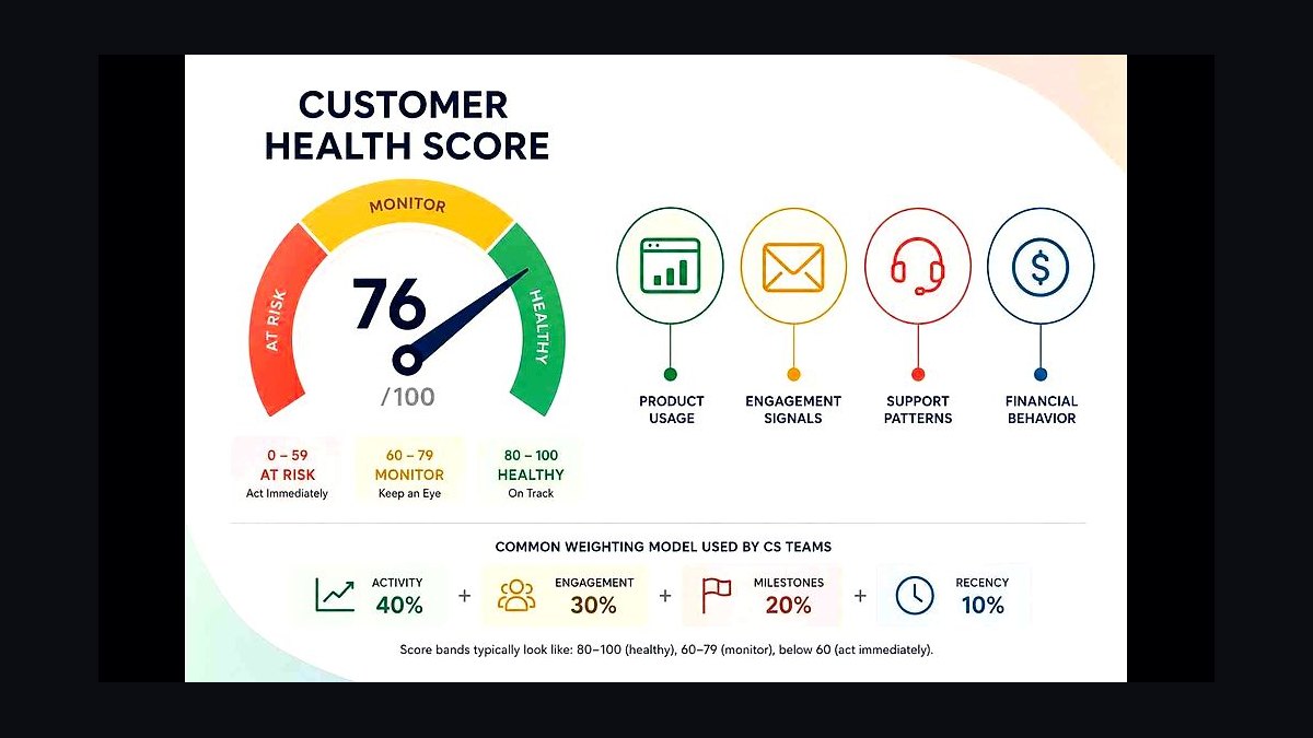 How do you build a customer health score in 2027?