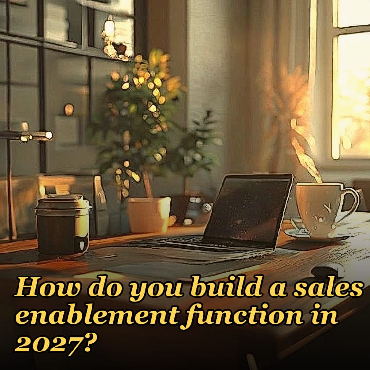 How do you build a sales enablement function in 2027?