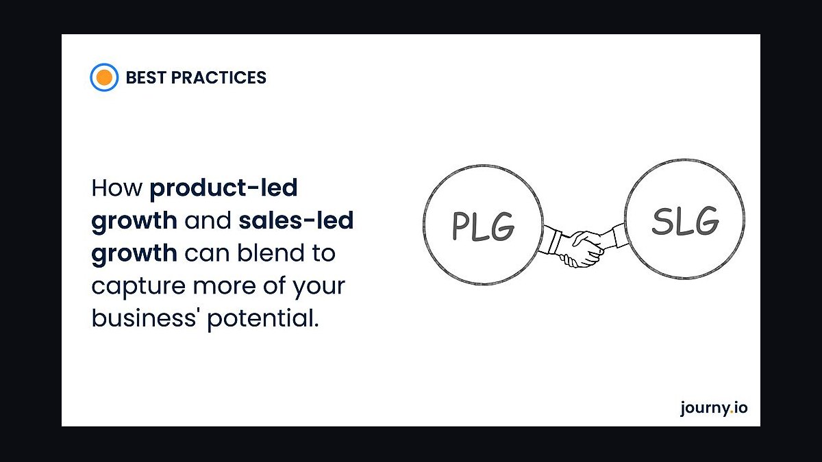 How do you blend product-led and sales-led growth in 2027?