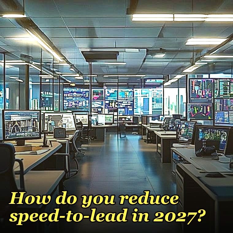 How do you reduce speed-to-lead in 2027?