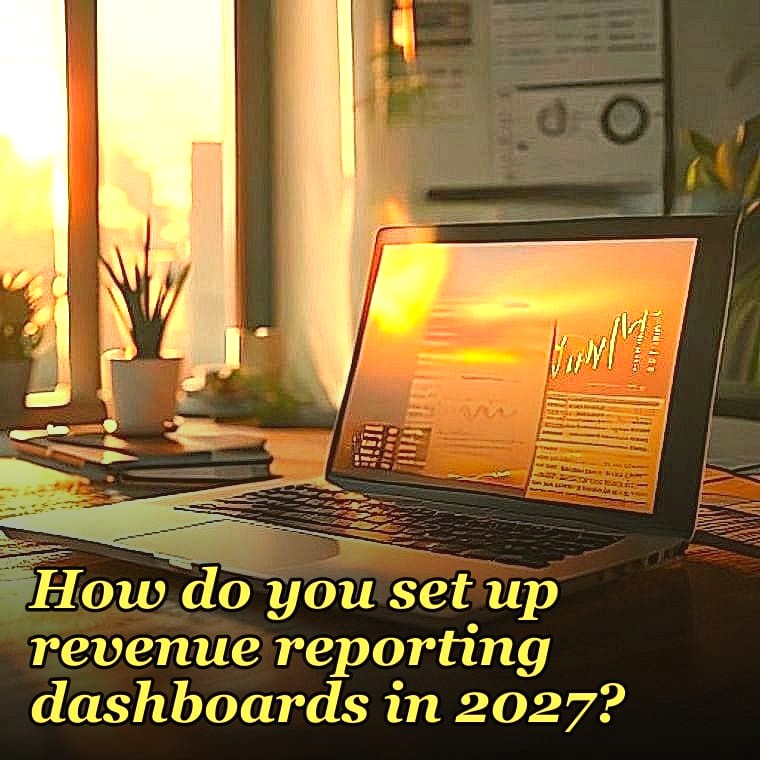 How do you set up revenue reporting dashboards in 2027?