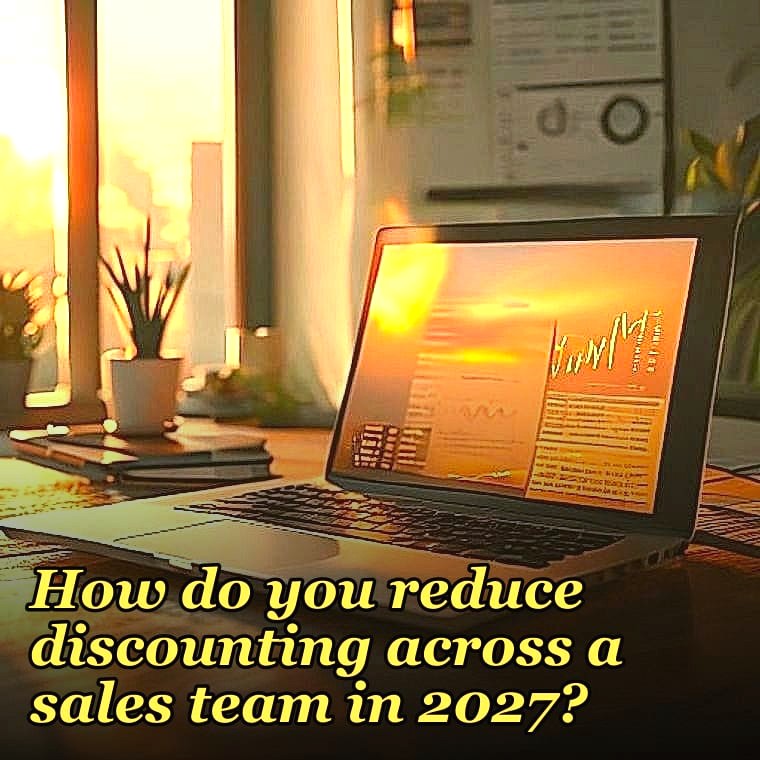 How do you reduce discounting across a sales team in 2027?