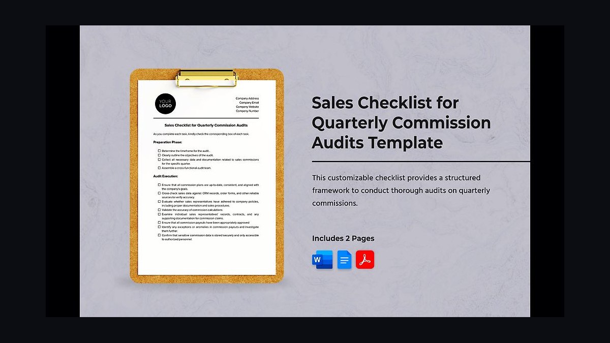 How do you build a sales commission audit process in 2027?