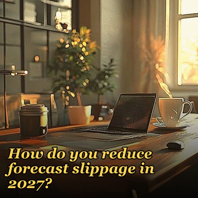 How do you reduce forecast slippage in 2027?