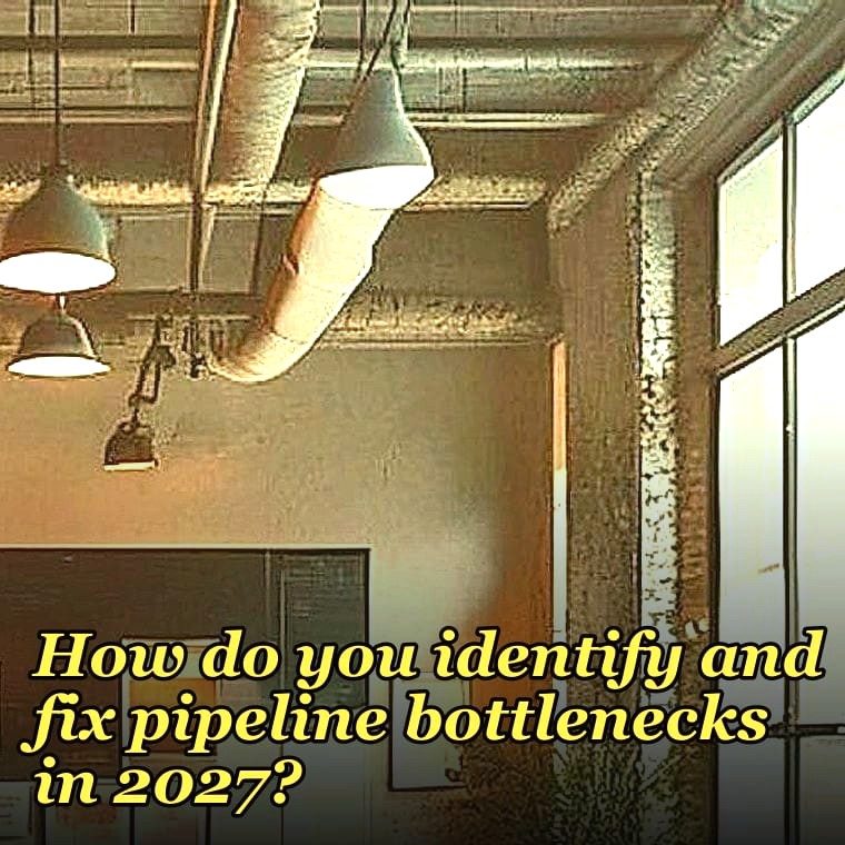 How do you identify and fix pipeline bottlenecks in 2027?