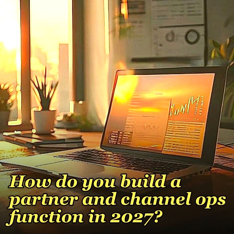 How do you build a partner and channel ops function in 2027?