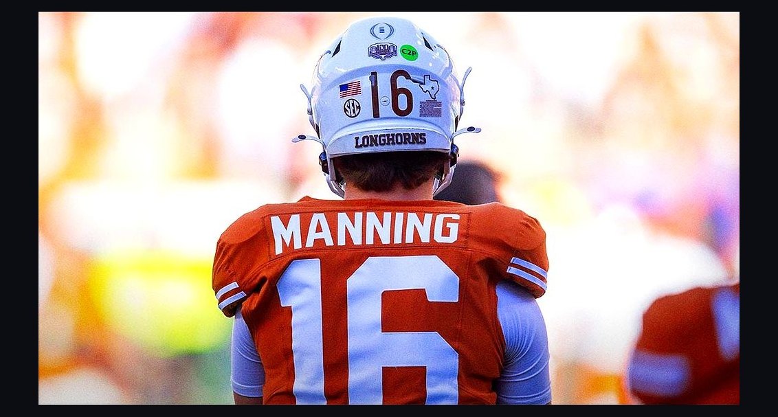 What is Arch Manning's NIL valuation and how does he earn it in 2027?