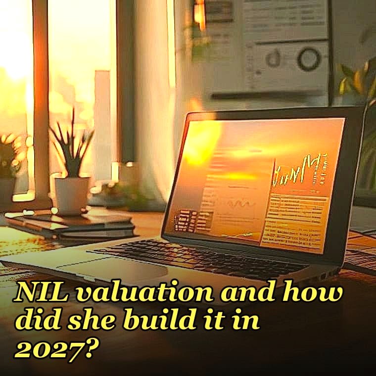 What is Livvy Dunne's NIL valuation and how did she build it in 2027?