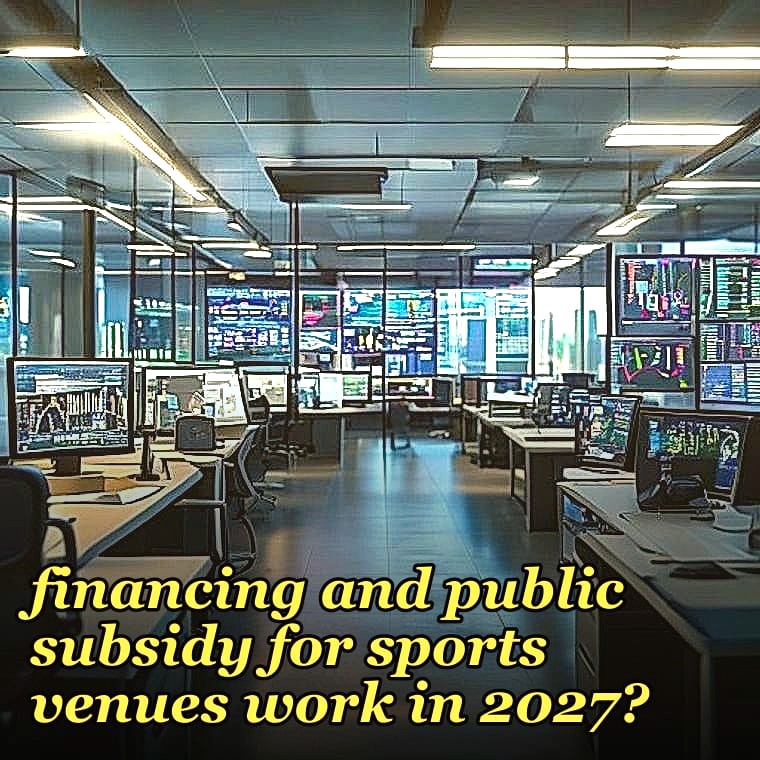 How does stadium financing and public subsidy for sports venues work in 2027?