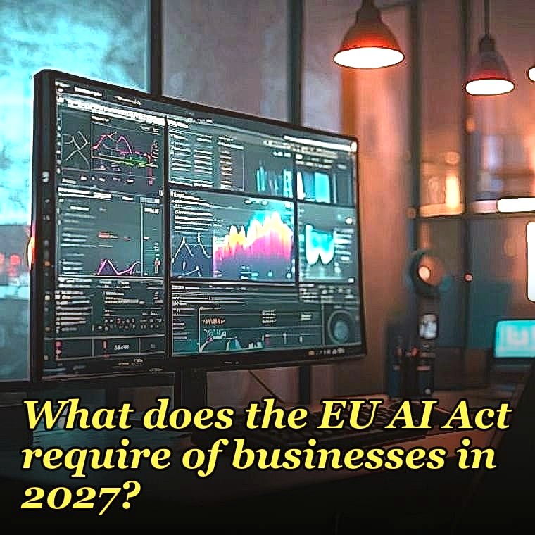 What does the EU AI Act require of businesses in 2027?