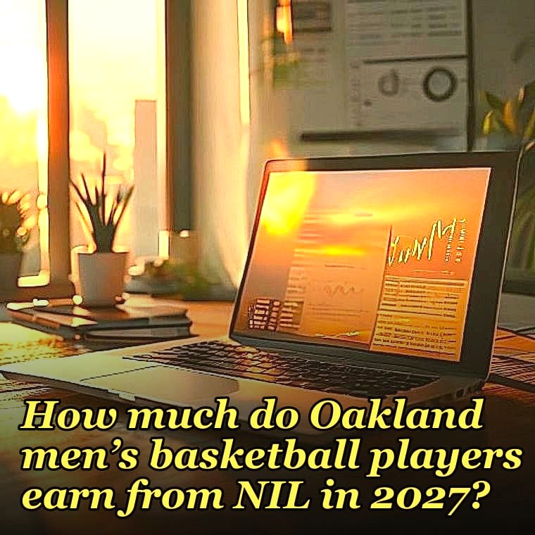 How much do Oakland men’s basketball players earn from NIL in 2027?