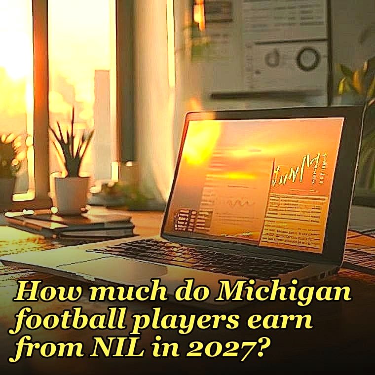 How much do Michigan football players earn from NIL in 2027?