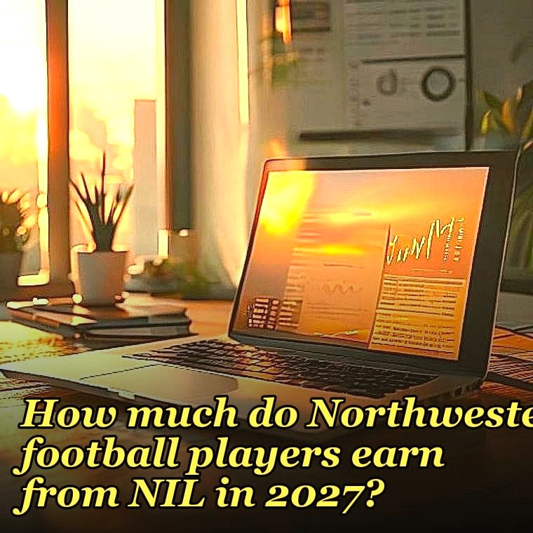 How much do Northwestern football players earn from NIL in 2027?