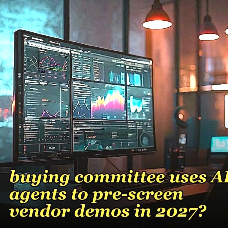 How have B2B sales cycles shifted in length for deals where the buying committee uses AI agents to pre-screen vendor demos in 2027?
