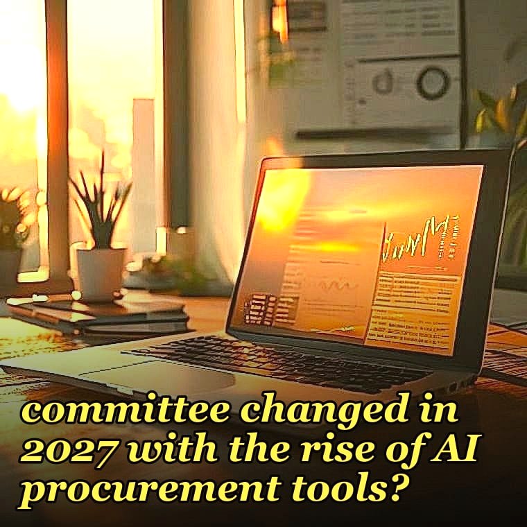 How has the average number of stakeholders in a B2B buying committee changed in 2027 with the rise of AI procurement tools?