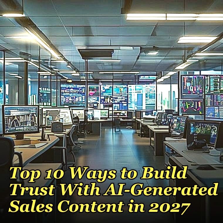 Top 10 Ways to Build Trust With AI-Generated Sales Content in 2027