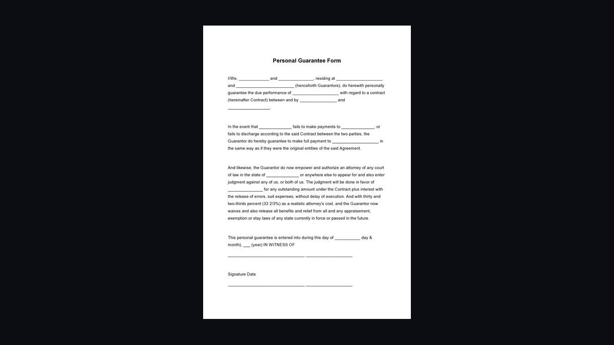 Should I Sign a Personal Guarantee on a Commercial Lease — figure 2