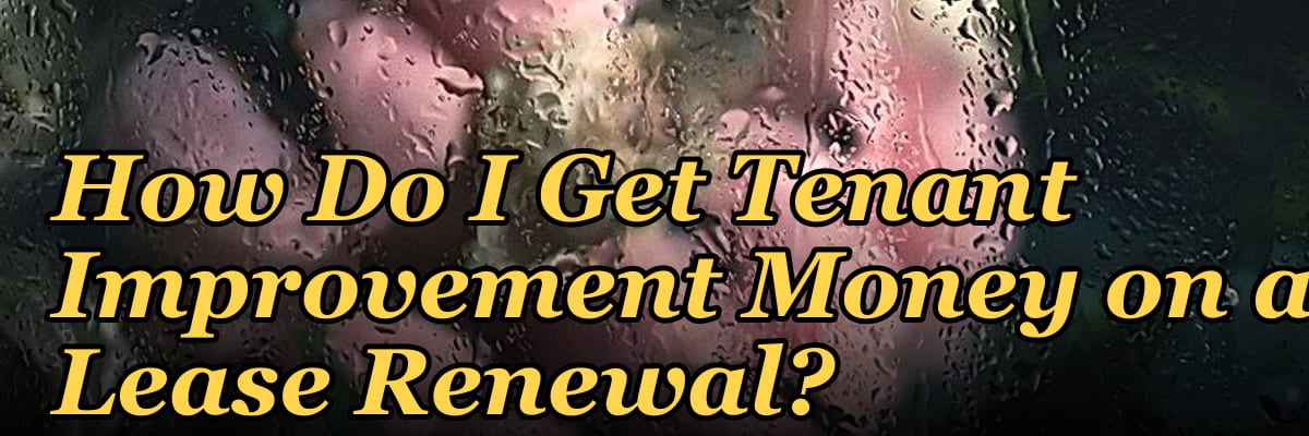 How Do I Get Tenant Improvement Money on a Lease Renewal?
