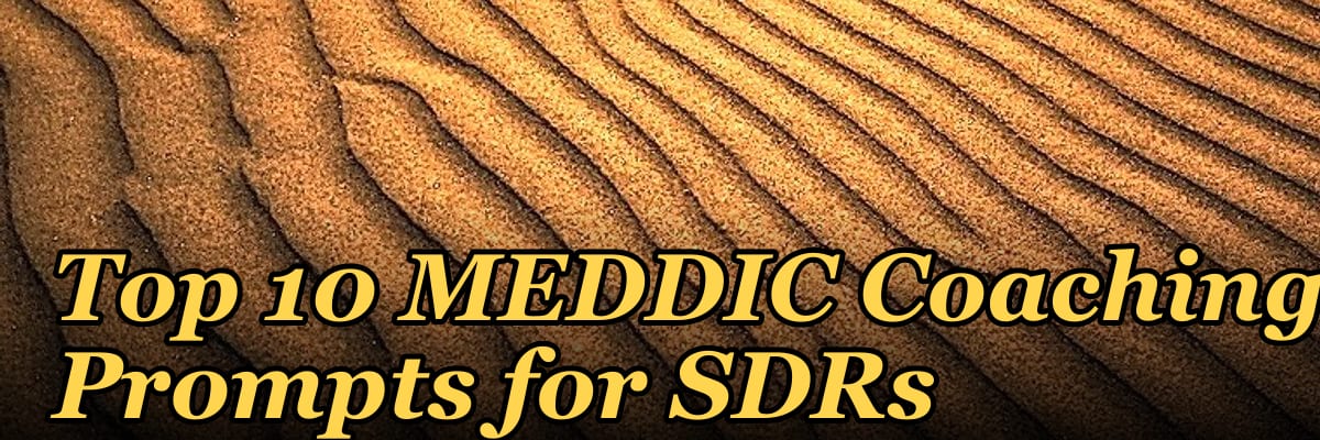 Top 10 MEDDIC Coaching Prompts for SDRs in 2027