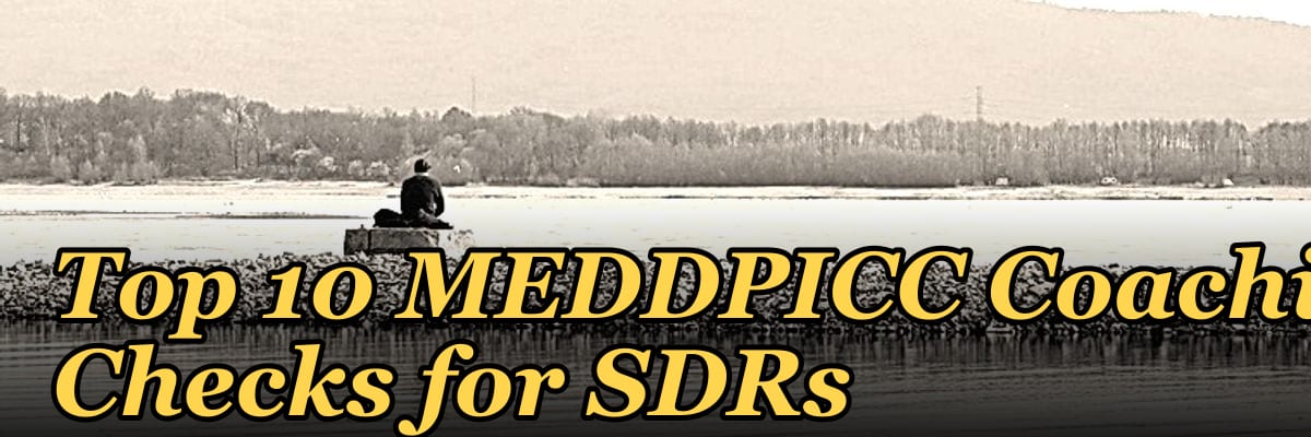 Top 10 MEDDPICC Coaching Checks for SDRs in 2027