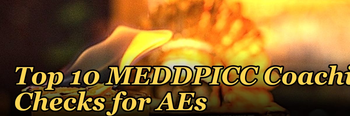 Top 10 MEDDPICC Coaching Checks for AEs in 2027