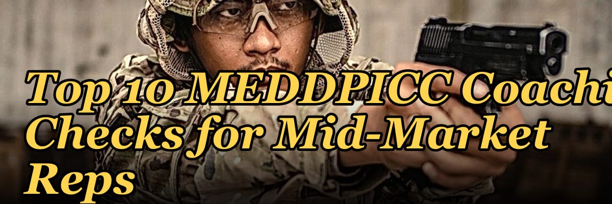 Top 10 MEDDPICC Coaching Checks for Mid-Market Reps in 2027