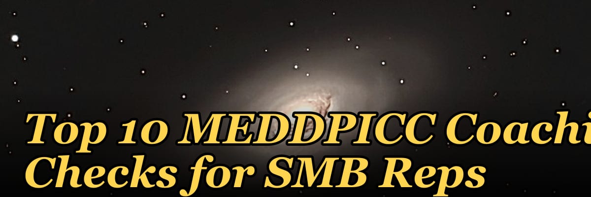 Top 10 MEDDPICC Coaching Checks for SMB Reps in 2027