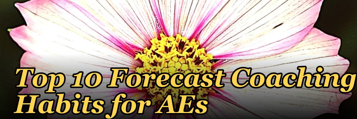 Top 10 Forecast Coaching Habits for AEs in 2027