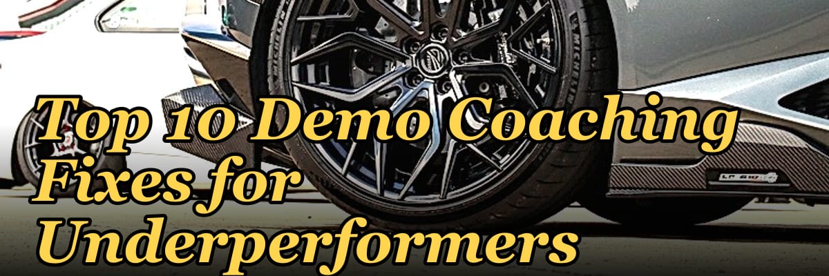 Top 10 Demo Coaching Fixes for Underperformers in 2027