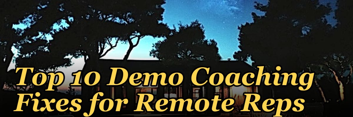 Top 10 Demo Coaching Fixes for Remote Reps in 2027