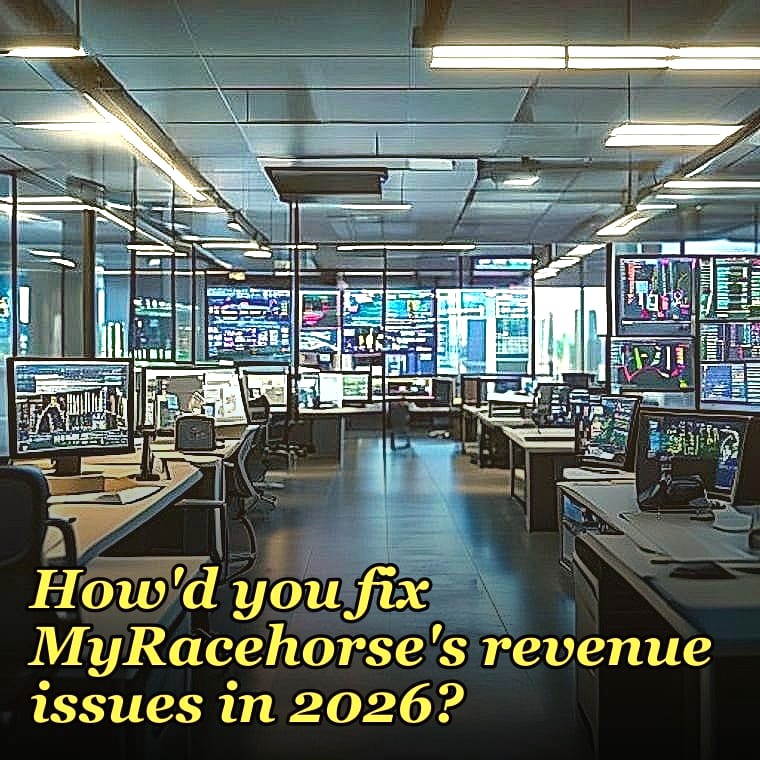 How'd you fix MyRacehorse's revenue issues in 2026?