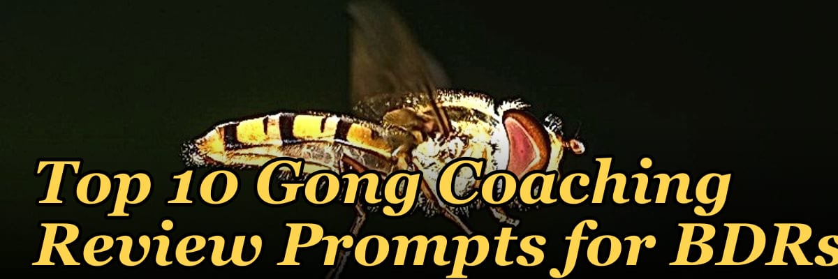 Top 10 Gong Coaching Review Prompts for BDRs in 2027