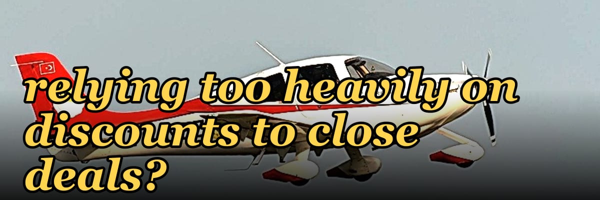 What question can uncover if a rep is relying too heavily on discounts to close deals?
